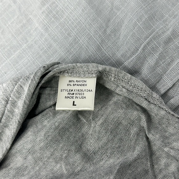 Pretty Rebel women’s large gray tank top new without store tags Rock & Roll - Picture 7 of 7